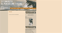 Desktop Screenshot of noveno.congresoperiodismo.com