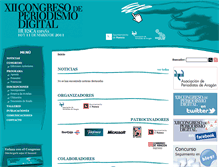Tablet Screenshot of duodecimo.congresoperiodismo.com