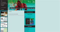 Desktop Screenshot of decimo.congresoperiodismo.com